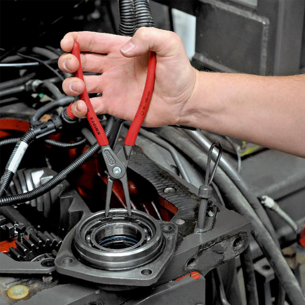 Pince de précision pour circlips intérieurs alésage Ø 40 à 100 mm - Knipex - Longueur 225 mm