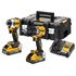 Ensemble 2 machines Dewalt 18V 5Ah perceuse-visseuse DCD805 visseuse à chocs DCF850 - en coffret avec 2 batteries et chargeur