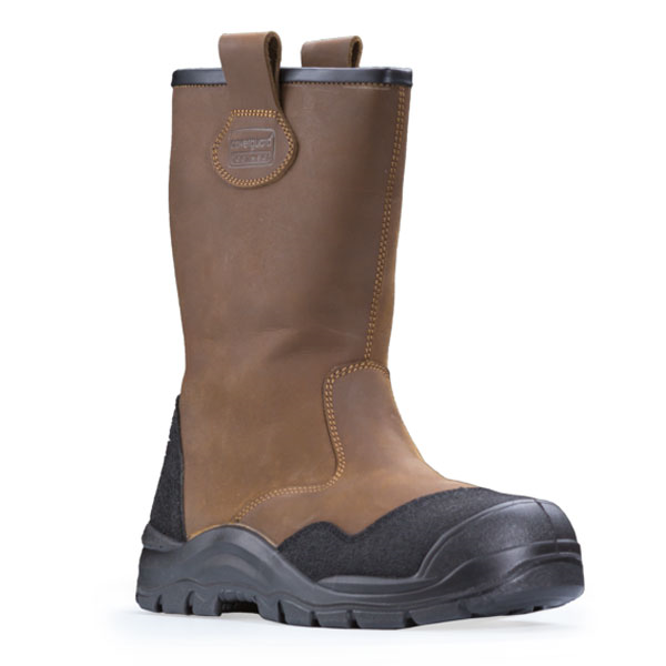 BOTTES PYROPE CUIR MARRON S3 T44