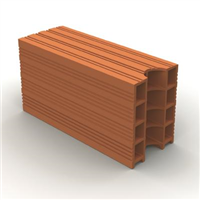 Biobric Brique Gélimatic 27 à gorge - 500x200x270 mm - 16 trous