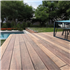 Lame de terrasse en bois exotique Cumaru KD lisse - Classe 4 - 120 x 21 mm - Longueur 3,70 m