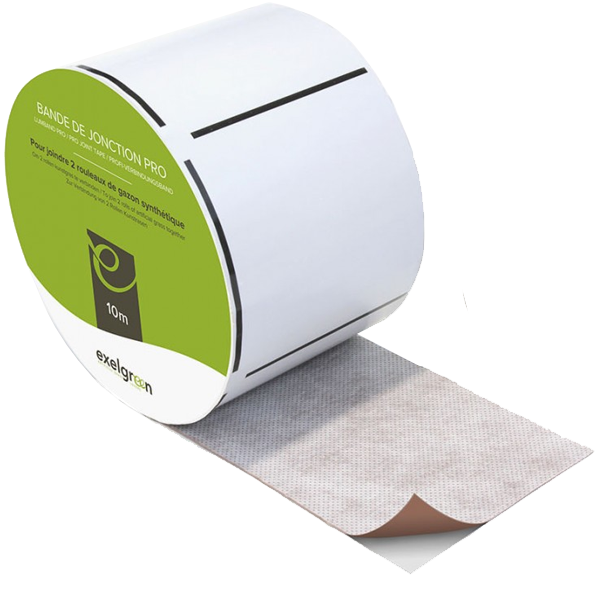 Bande de jonction préencollée à fixation forte Exelgreen pour gazon synthétique - rouleau de 10 M