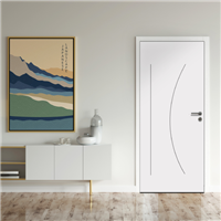 Bloc-porte intérieur Premafeu EI30 - 204 x 83 cm - Huisserie C5 - Poussant droit à rive droite - Serrure 1 pt