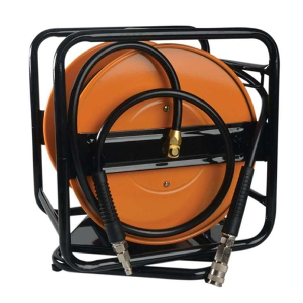 Enrouleur métallique à manivelle avec tuyau air comprimé de 30 m - CPACK30 Bostitch - pression maximale 15 bar