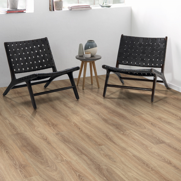 Parquet stratifié Classic 8/32 - 4 chanfreins avec système CLIC it! - 193 x 8 x 1292 mm - Chêne Bardolino