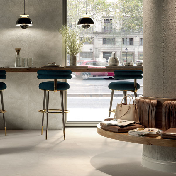 Carrelage effet pierre pour sols et murs en grès cérame - Natural Resine - 60 x 120 cm - ép. 9 mm - Panna