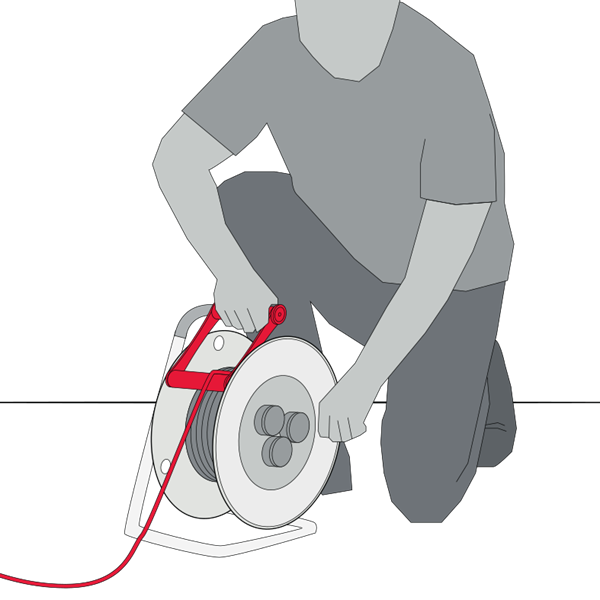 Enrouleur électrique Brennenstuhl Garden-40 - câble de 40,00 M H05VV-F 2G1,5 IP20