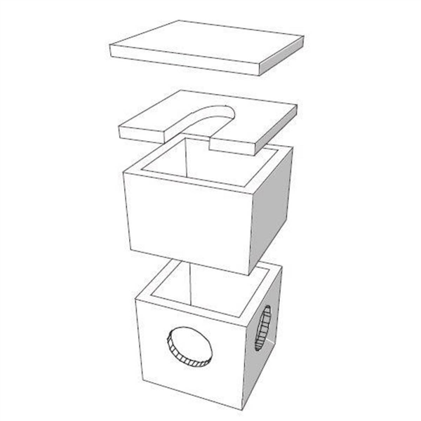 REHAUSSE POUR REGARD BETON BATIEMENT 30X30 EXT H20