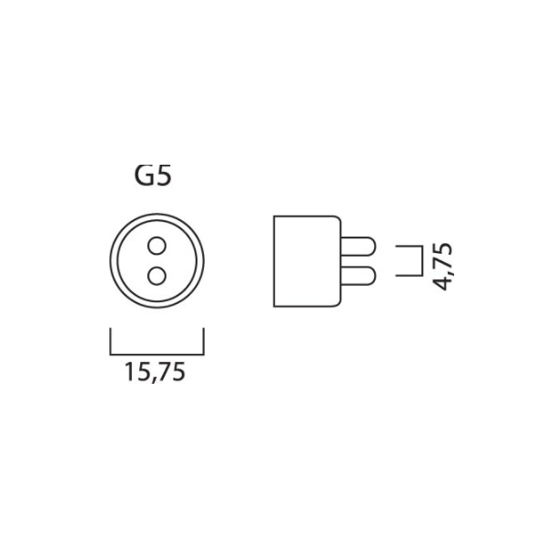 Tube néon fluorescent T5 Culot G5 Longueur 1149mm 28W 2600 lumens - Blanc chaud 2700K