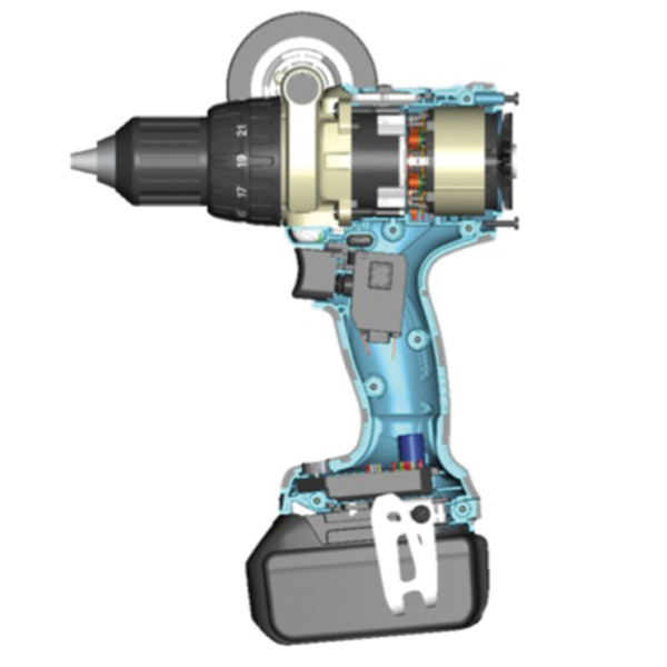 Perceuse visseuse à percussion DHP481ZJ Makita 18V Li-Ion mandrin 13 mm - en coffret