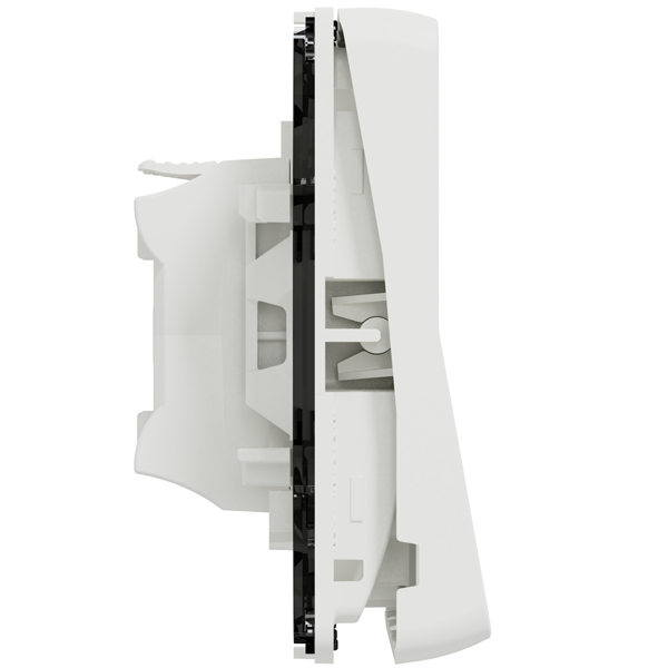 Interrupteur bouton-poussoir Schneider Mureva Styl - IP55 - IK08 - blanc - 10A 250V