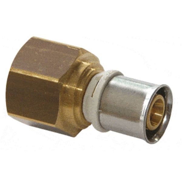 FEMELLE FIXE A SERTIR 2" - 63 LAITON POUR SYSTEME MULTICOUCHES  *867.63.778*