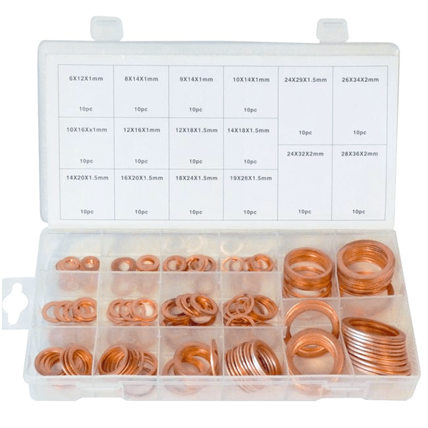 Rondelles en cuivre Equinoxe assortiment de 160 pièces