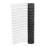 Grillage souple Dirickx Axial - Gris anthracite RAL 7016 - maille de 100 x 75 mm - rouleau de 1,50 M x 25,00 M
