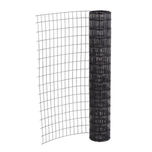 Grillage souple Dirickx Axial - Gris anthracite RAL 7016 - maille de 100 x 75 mm - rouleau de 1,50 M x 25,00 M