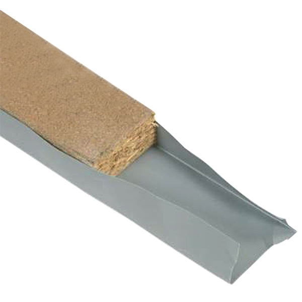 Protection de bas de cloison en plâtre - PVC souple en U Gypso 50x22 mm - rouleau de 20 mètres