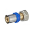 Raccord à sertir droit écrou libre femelle 3/4" diamètre 20 mm pour tube multicouches TH H U