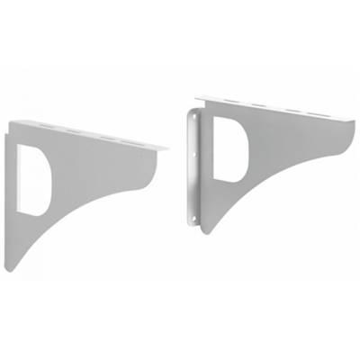 Équerres murales Decayeux pour boite aux lettres - 300 x 30 x 250 mm - Acier Gris - Lot de 2