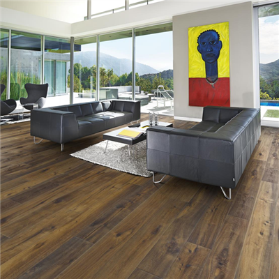 Parquet contrecollé à 3 plis Artisan Chêne Earth raboté à la main - 1900,0 mm x 190 mm - ép. 15,00 mm