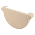 Fond de gouttière à coller pour gouttière 1/2 rond développé 25 coloris sable