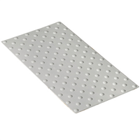 Dalle podotactile adhésives accesdal en polyuréthane 820 x 400 mm Gris Clair