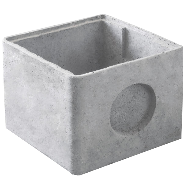 Regard d'eaux pluviales à emboîtement RM40 en béton - dimensions intérieures 40 x 40 x 30 CM