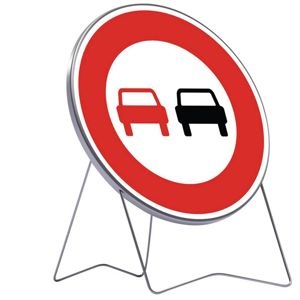 Panneau signalisation prescription B3 interdit de doubler T1 850mm