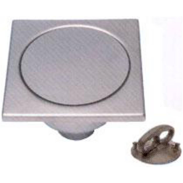 SIPHON 200X200 SORTIE VERT 63 MM ROSETTE PLEINE 2063AJC