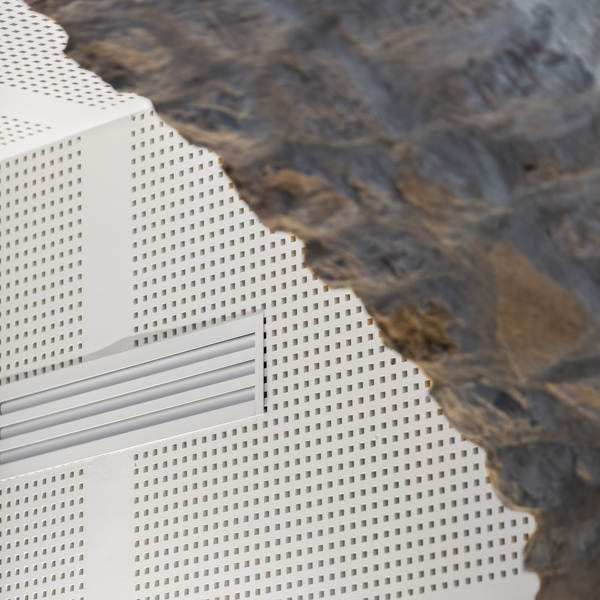 Plaque de plâtre perforée Knauf Delta 4 pour plafond acoustique - Quadril 3 - 2,40 M x 1,20 M - ép. 12,5 MM