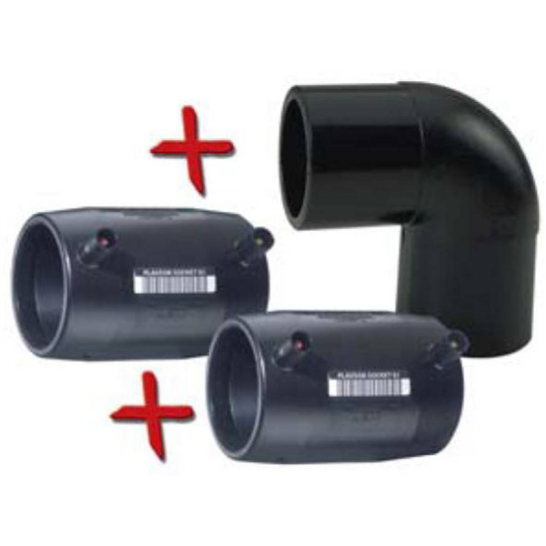 ENS. COUDE 90 ES GAZ PE100 PN10 D110