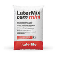 Béton léger Latermix Cem Mini pour chape et ravoirage - prêt à gâcher - sac de 50 LTR