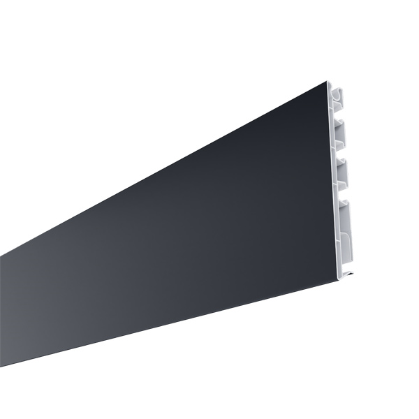 Planche de rive PVC Rivepro pour débord de toit - Anthracite - Hauteur 200,00 MM - Long. 4,00 M