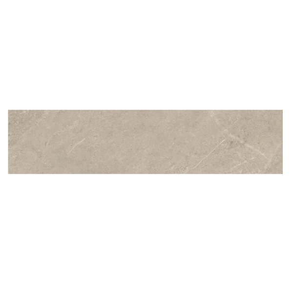 Plinthe pour carrelage effet pierre en grès cérame émaillé - Lourdes - 60,8 cm x 7,4 cm - ép. 9,5 mm - Sand