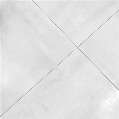 Carrelage intérieur en grès cérame émaillé effet béton Cusset - 45,0 cm x 45,0 cm - ép. 9,50 mm - Blanco