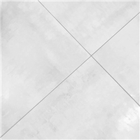 Carrelage intérieur en grès cérame émaillé effet béton Cusset - 45,0 cm x 45,0 cm - ép. 9,50 mm - Blanco