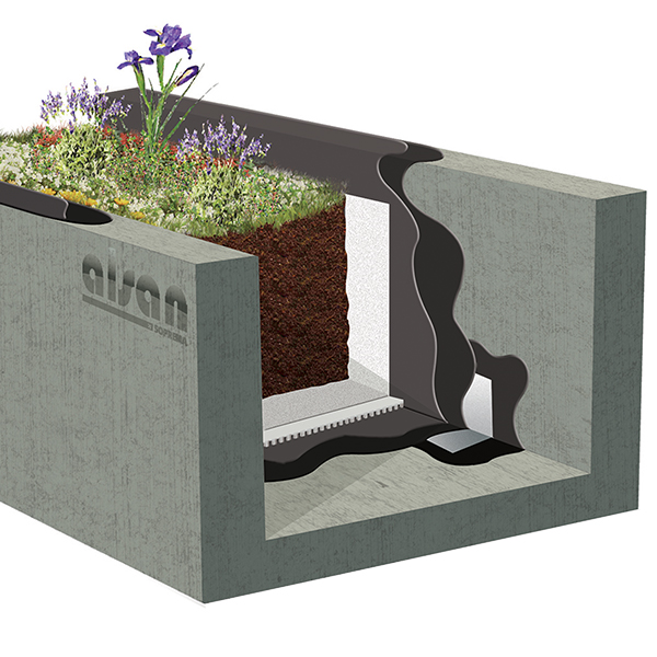 Résine d'étanchéité liquide ALSAN® FLASHING JARDIN