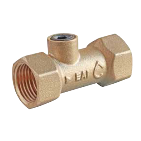Clapet de retenue anti-pollution double purge type EA NF mâle & écrou 20/27 58mm