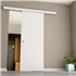 Kit rail + porte coulissante Gypso pour pose en applique - Blanc