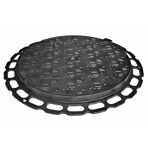 Regard de trottoir cadre rond B125 Dia800