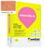 Enduit monocouche semi-allégé et coloré à grain moyen WeberLite G 106 Rouge tuile - sac de 25 KG