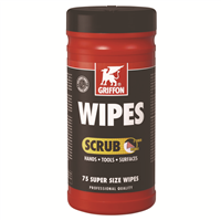 WIPES SCRUB LINGETTES NETTOYANTES - DÉVIDOIR 75 UNITÉS