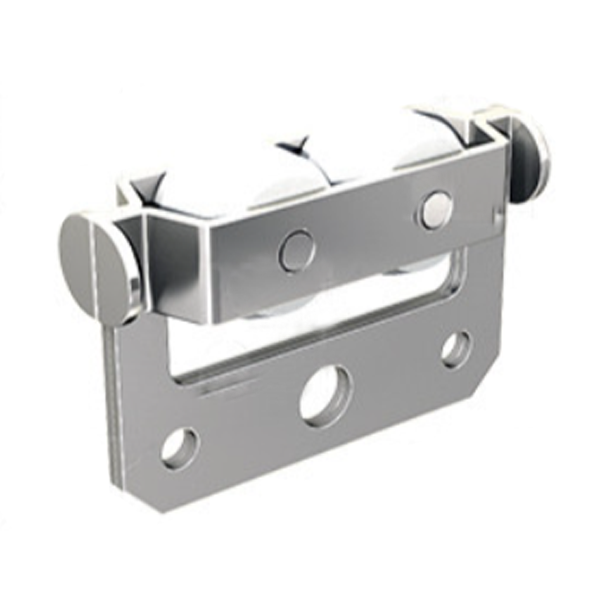 Chariot Mantion avec 2 galets nylon montés sur axe lisse - Charge maxi 10 kg