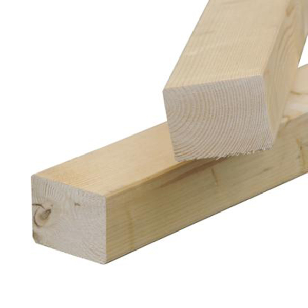 Chevron en sapin 63,00 mm x 75,0 mm - Traité Classe 2 - Longueur 5,50 m