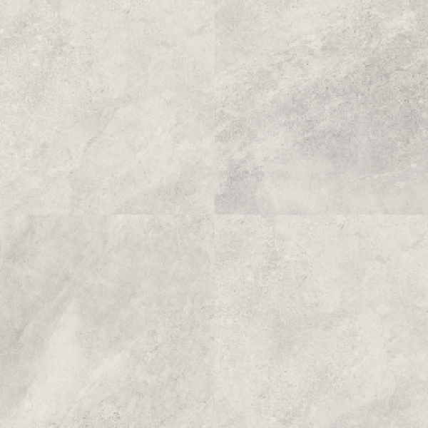 Carrelage grès cérame émaillé Blanc effet pierre – Sol technique – 60.3 x 60.3 cm – ép. 9 mm – Trocadero