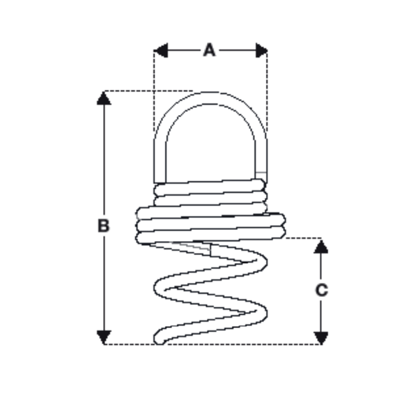 Spirale de fixation courte pour suspension rapide de baffle acoustique - Gripple - 12 pièces