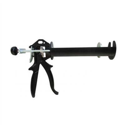 Pistolet manuel extrusion résines scellement ING Fixations - Pour cartouches 380 à 410 ml - Noir