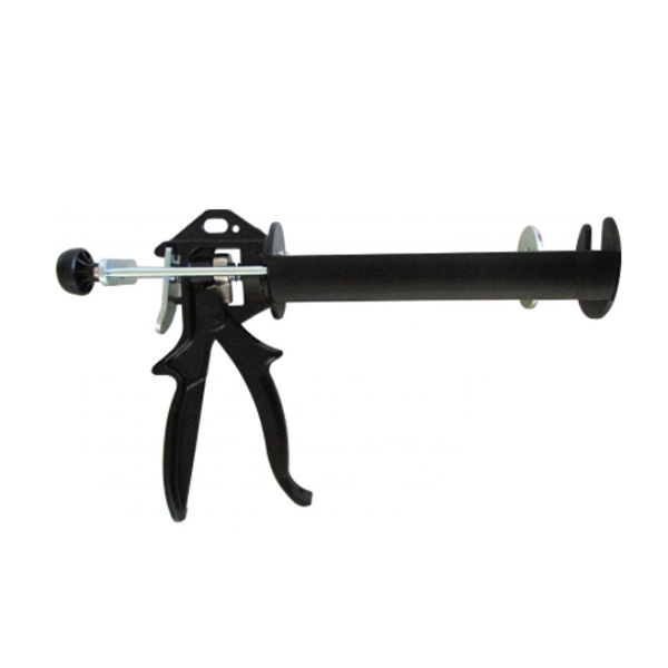 Pistolet manuel extrusion résines scellement ING Fixations - Pour cartouches 380 à 410 ml - Noir