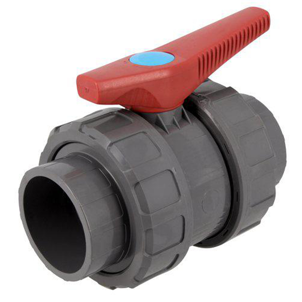 ROBINET A BILLE FEMELLE PVC A COLLER D63