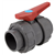 ROBINET A BILLE FEMELLE PVC A COLLER D63