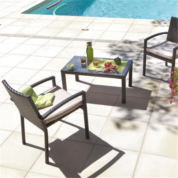 Margelle droite plate en béton - Espace - 33,0 CM x 50,0 CM - ép.34,00 MM - teinte Lubéron